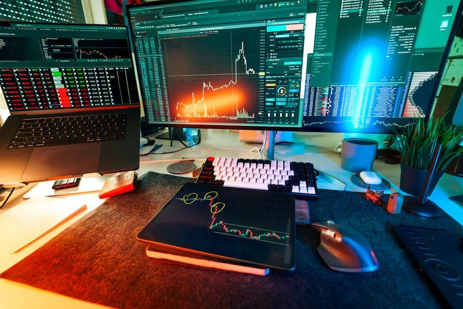 AI workflow automation tools running on multiple screens
